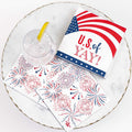 US of YAY paper cocktail napkins