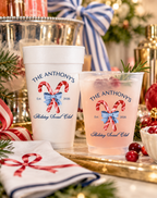 Candy Cane Christmas Cups | Semi-Custom Christmas Full Color