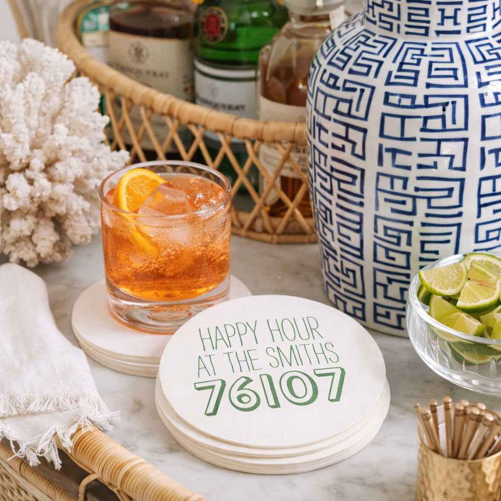 Zip Code Coasters