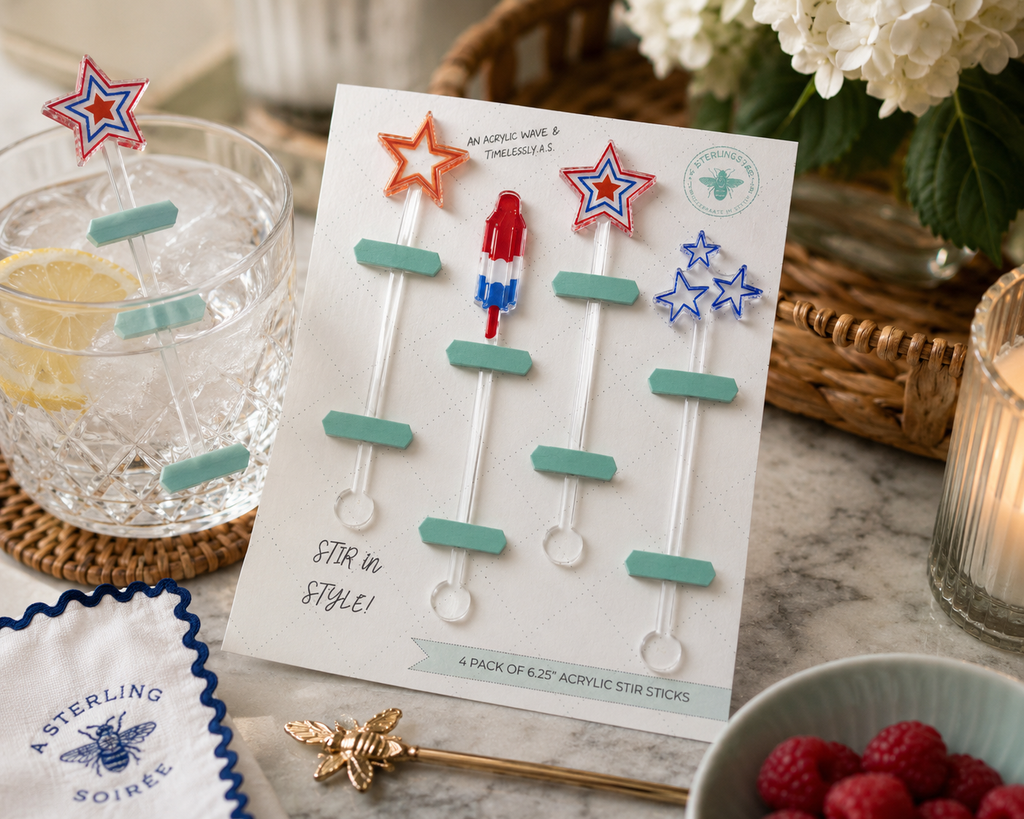 Star Spangled Acrylic Sticks