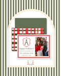 Christmas Crest Card | Personalized Stationery