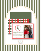 Christmas Crest Card | Personalized Stationery