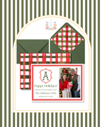 Christmas Crest Card | Personalized Stationery