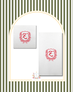 Christmas Crest Linun | Semi-Custom Napkins