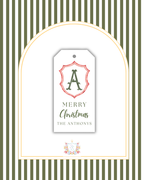 Christmas Crest Gift Tag | Personalized