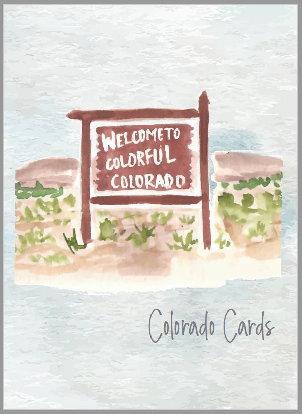Colorado Cards - Watercolor Playing Cards