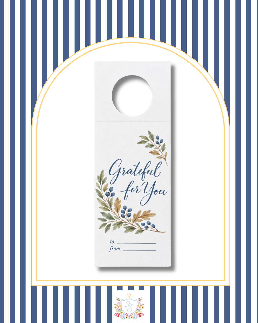 Thankful Wine Tag Set of 8