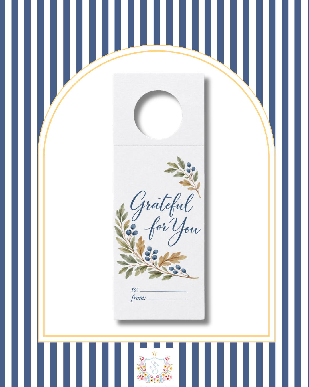 Thankful Wine Tag Set of 8