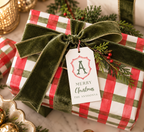 Christmas Crest Gift Tag | Personalized
