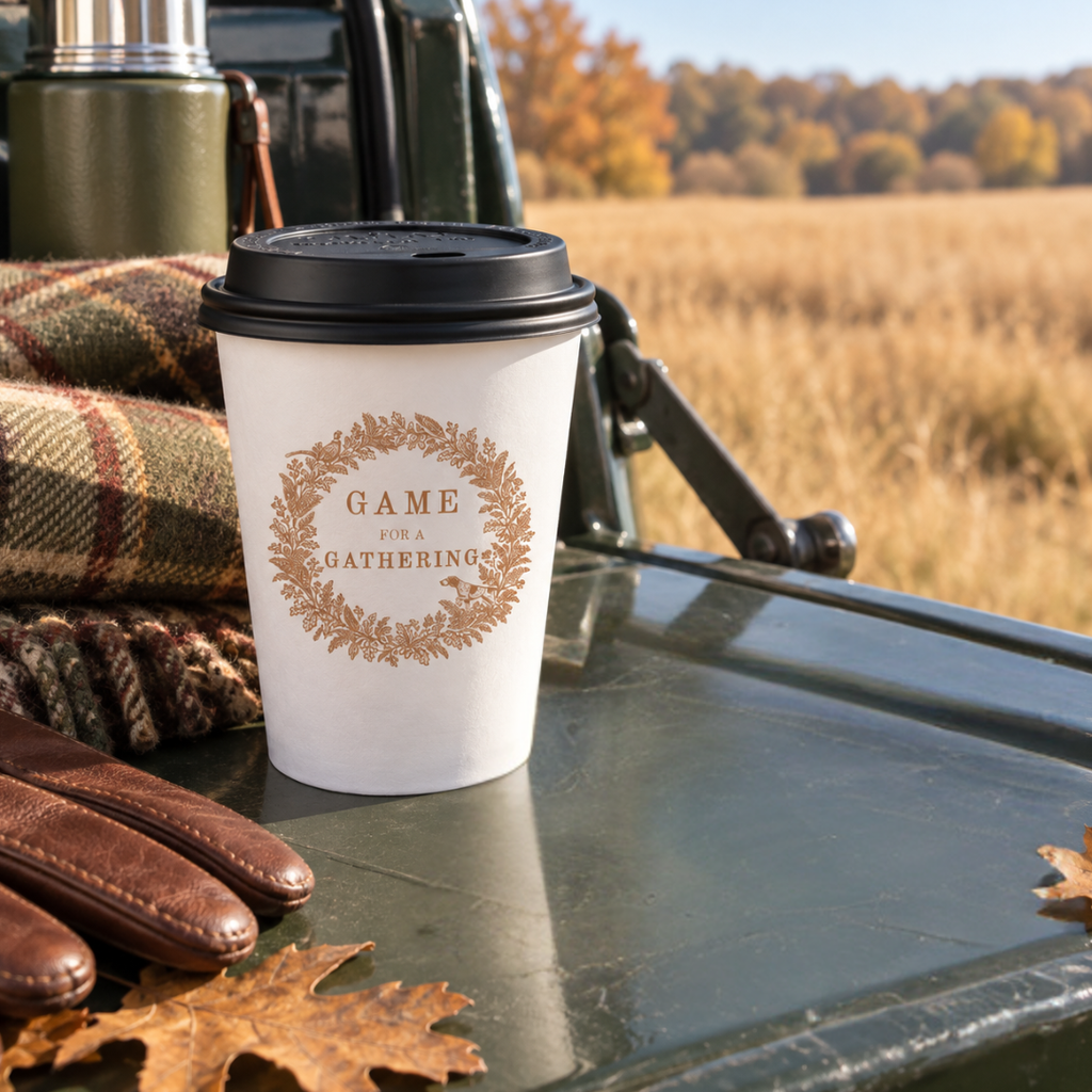 Game for gathering-12oz Coffee Cup with Lid