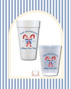 Candy Cane Christmas Cups | Semi-Custom Christmas Full Color