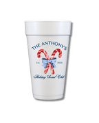 Candy Cane Christmas Cups | Semi-Custom Christmas Full Color