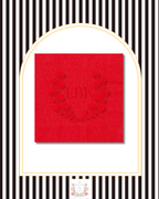 Lbk Crest - Embossed Beverage Napkin 20 pack