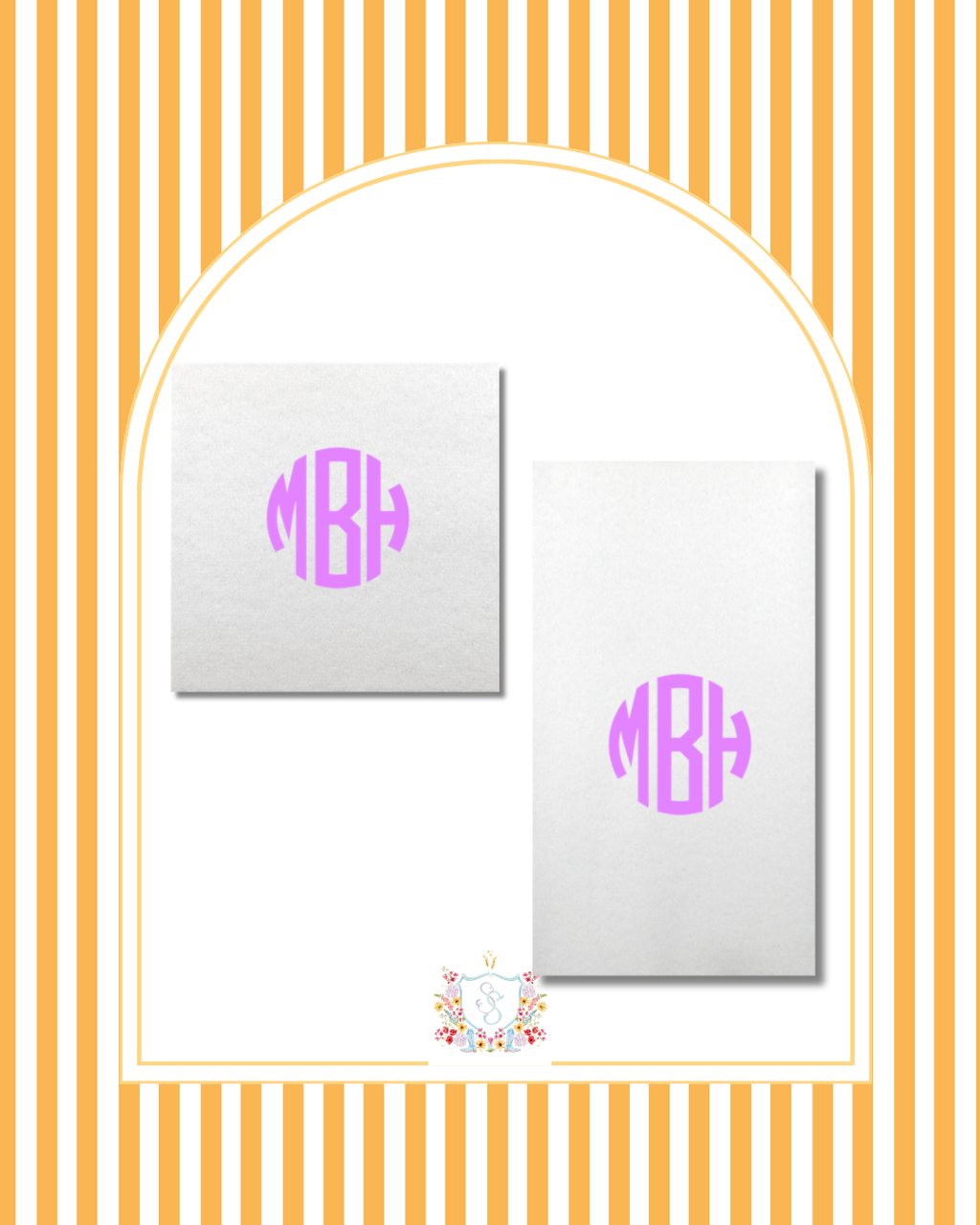The Monogram Linun | Semi-Custom Napkins