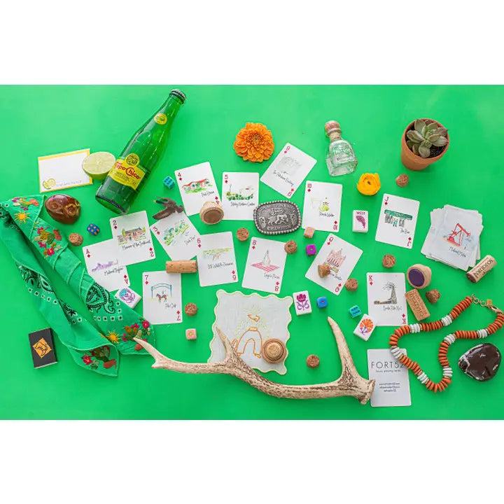 Midland Match - Watercolor playing cards
