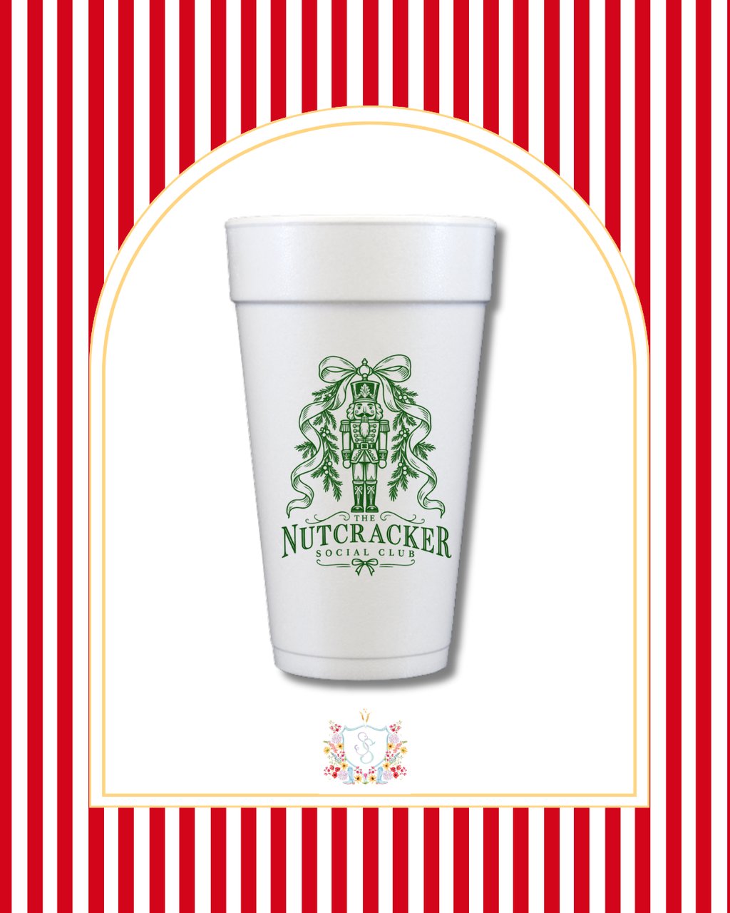 Nutcracker Christmas - Styro Cups 10 pack