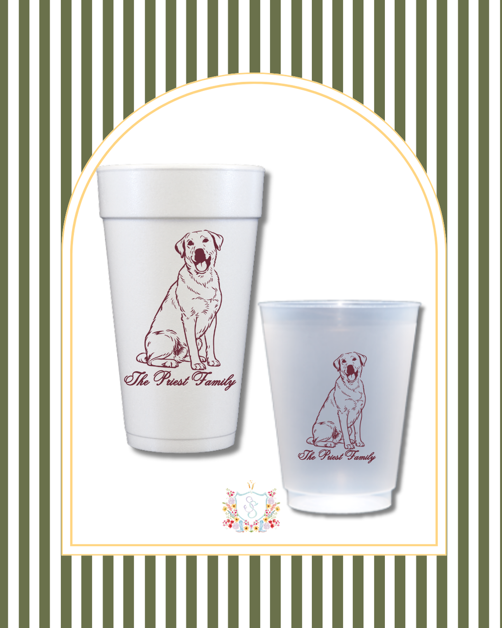 The Pet Portrait | Semi-Custom Cups