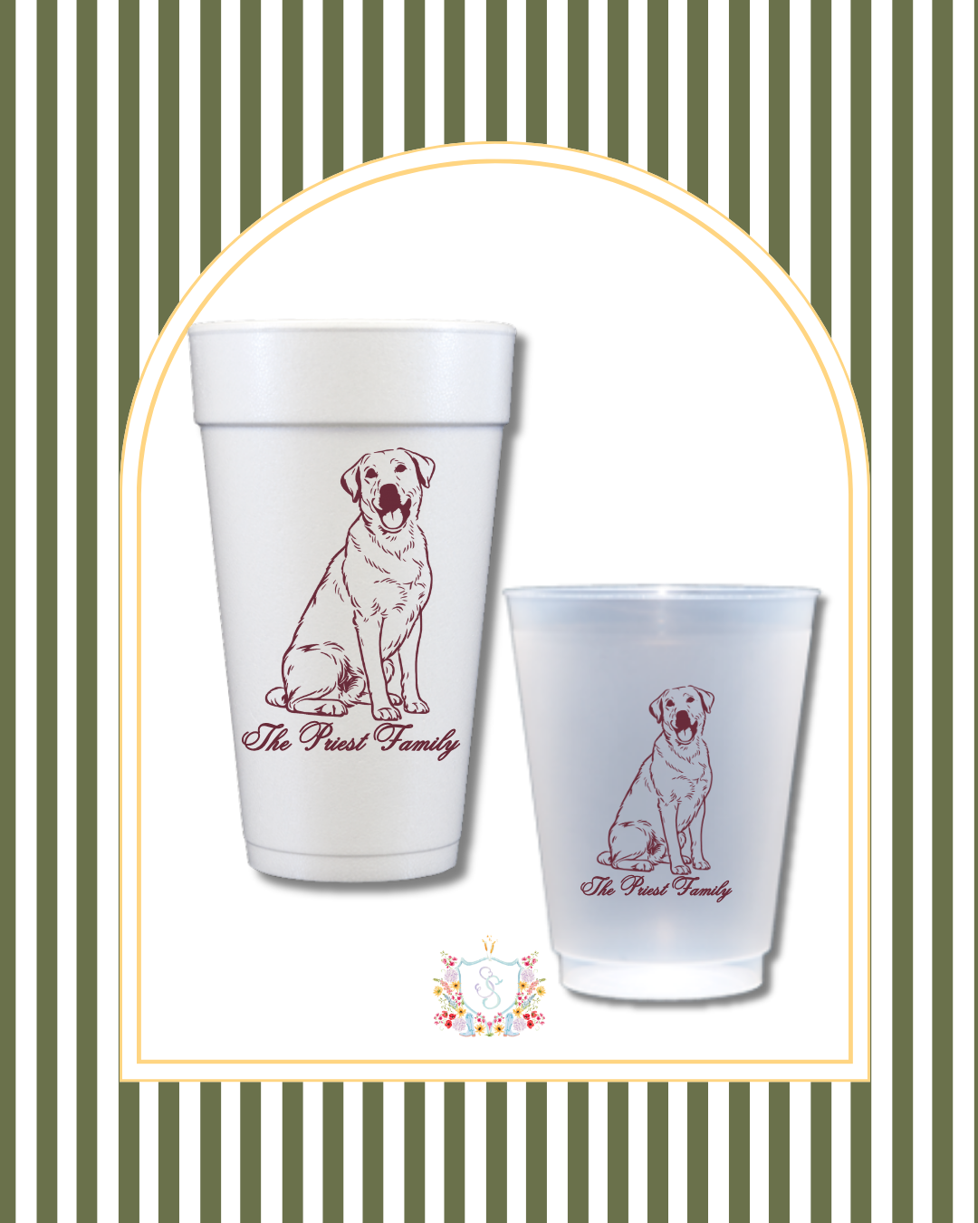 The Pet Portrait | Semi-Custom Cups