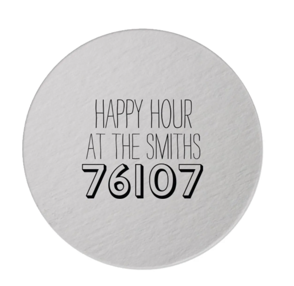 Zip Code Coasters