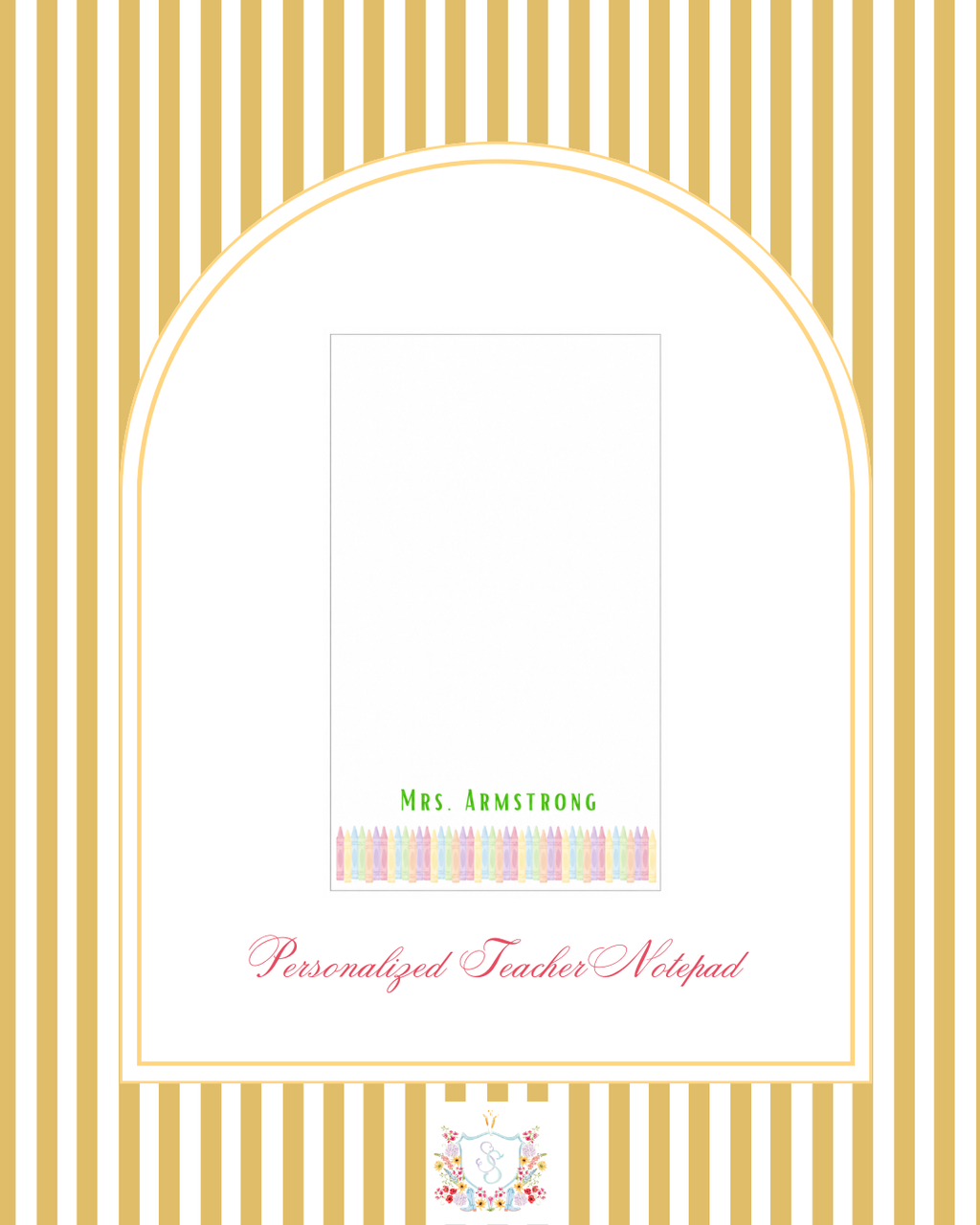 Personalized Teacher Notepads