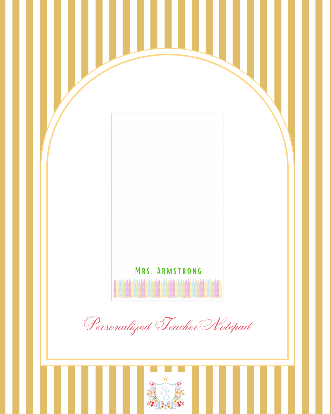 Personalized Teacher Notepads