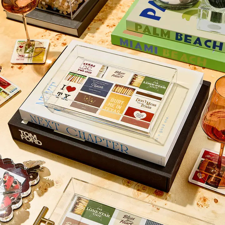 Tx Matchbook SM acrylic Tray