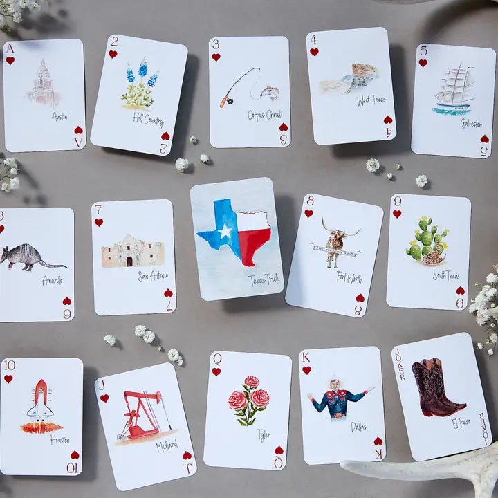 Tx Trick - Watercolor playing cards