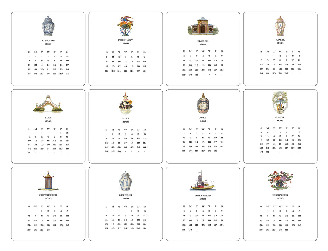 2026 Chinisoirie Calendar