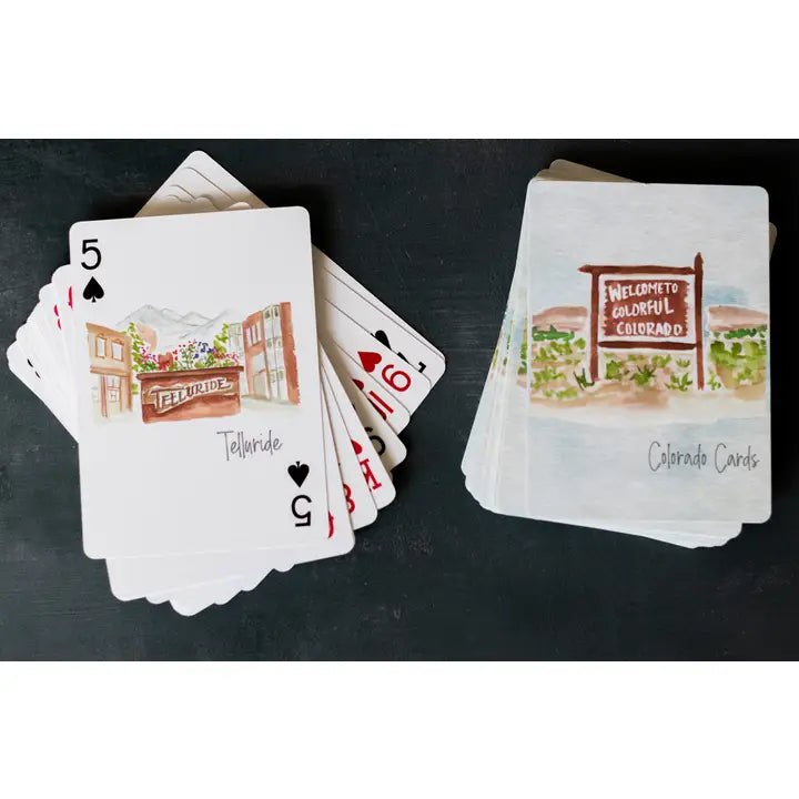 Colorado Cards - Watercolor Playing Cards