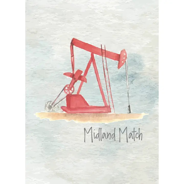 Midland Match - Watercolor playing cards