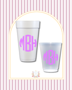 The Monogram | Semi-Custom Cups
