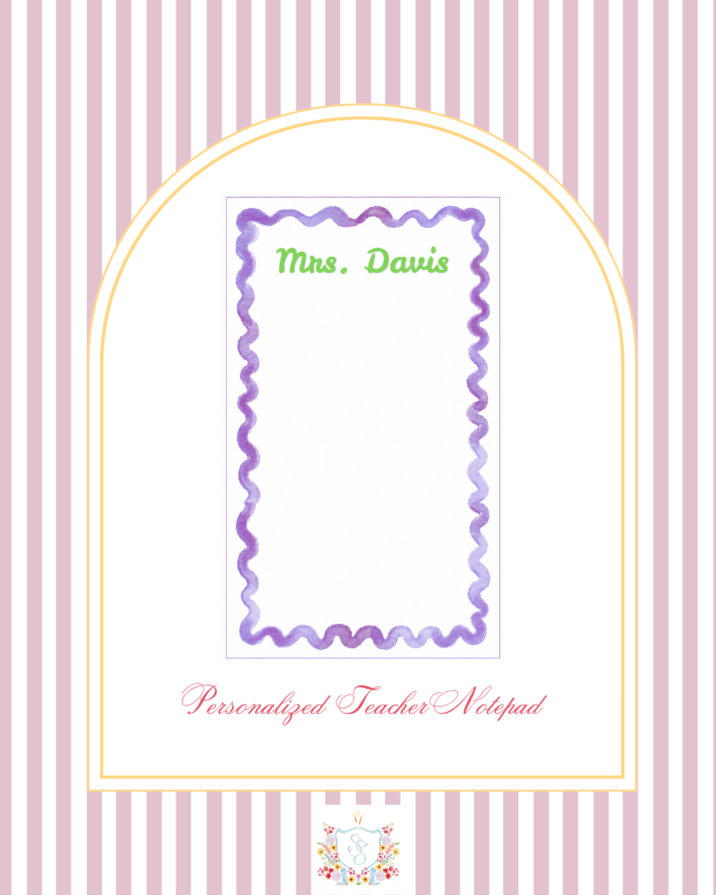 Personalized Teacher Notepads