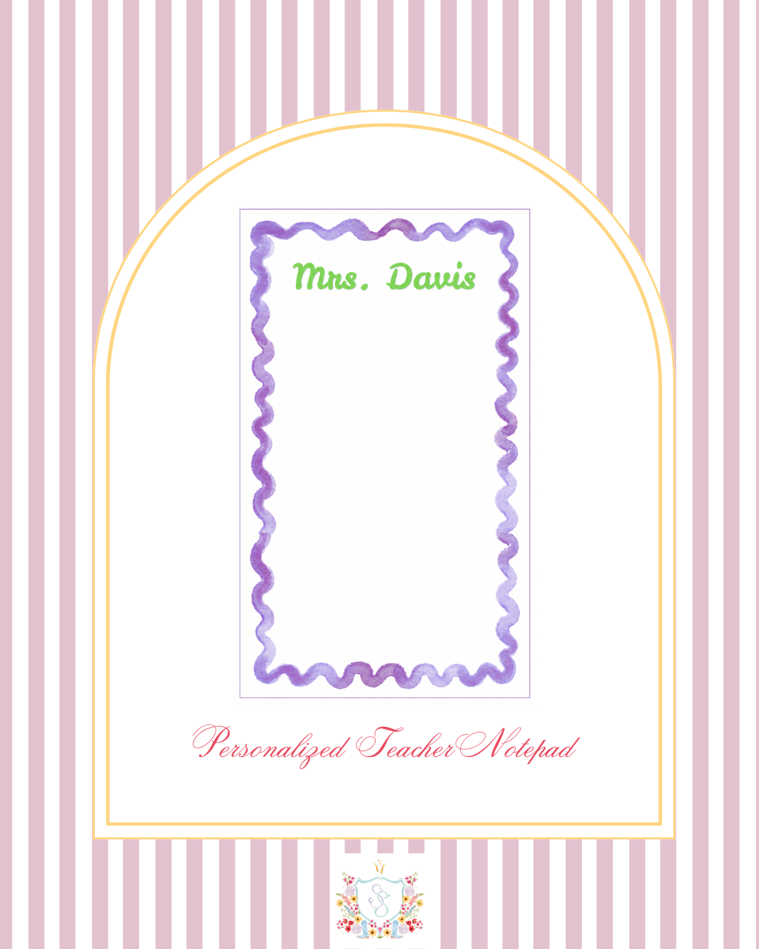 Personalized Teacher Notepads
