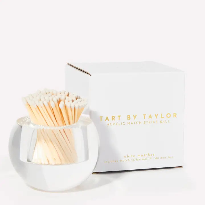 White Matches - Round Striker