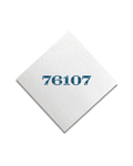 The Zip Code Linun | Semi-Custom Napkins