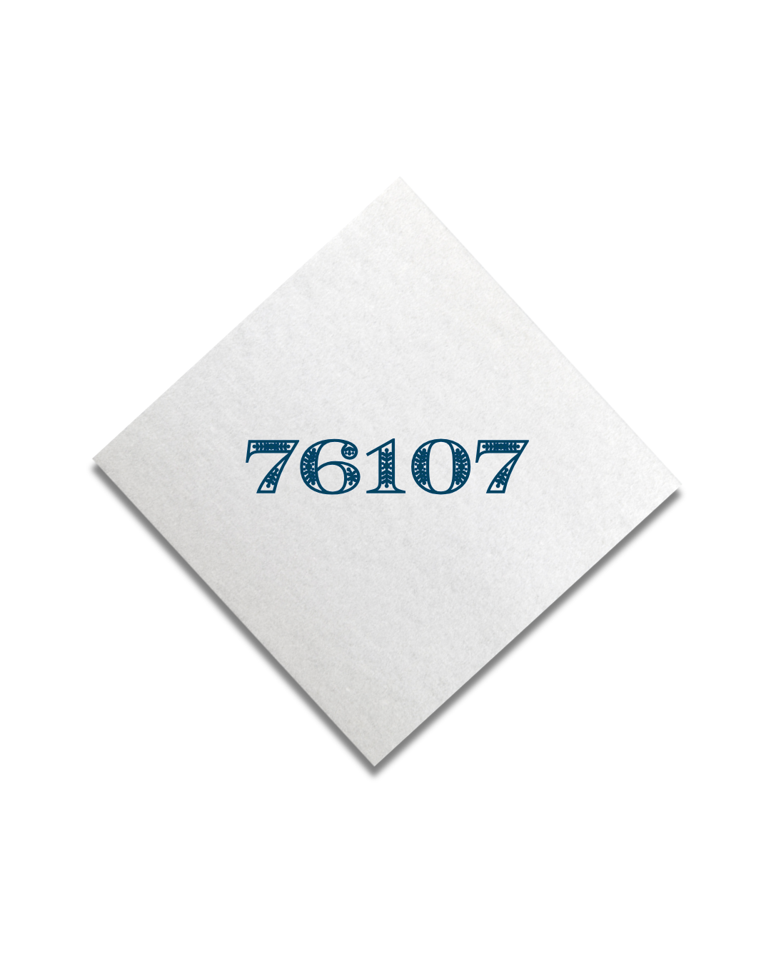 The Zip Code Linun | Semi-Custom Napkins