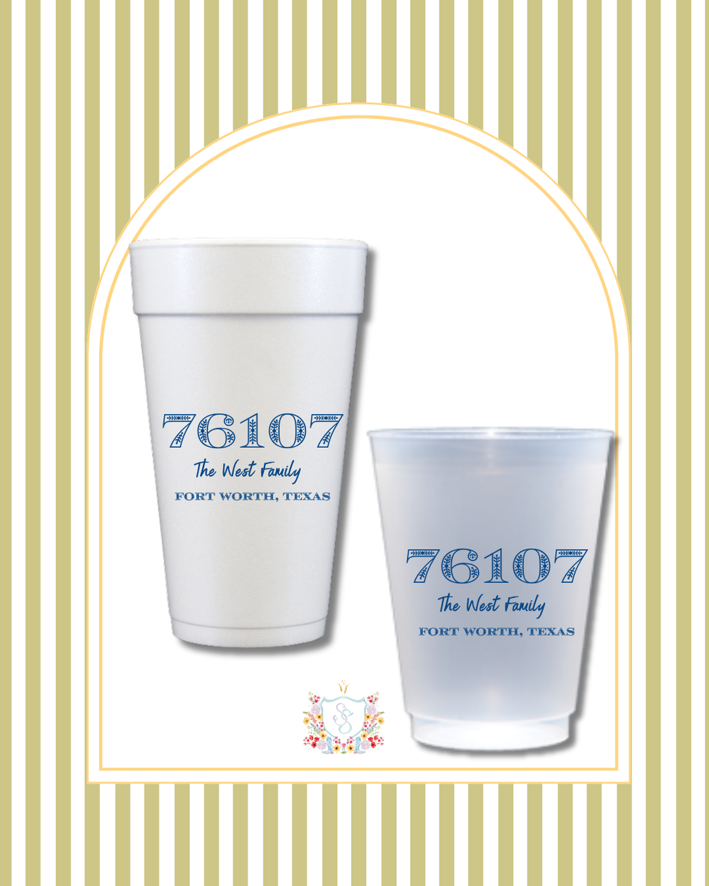 The Zip Code | Semi-Custom Cups